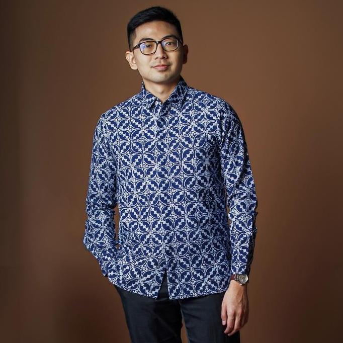 New Lavite - Mandalas Kemeja Batik Pria Premium Lengan Panjang