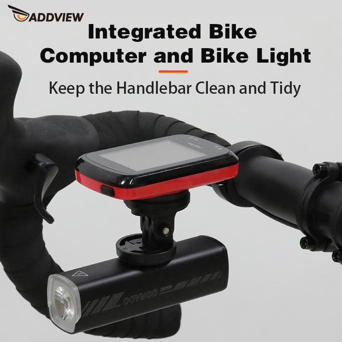 Dudukan Ekstensi Odometer Sepeda ADDVIEW dari bahan aluminium cocok untuk sepeda gunung dan sepeda j