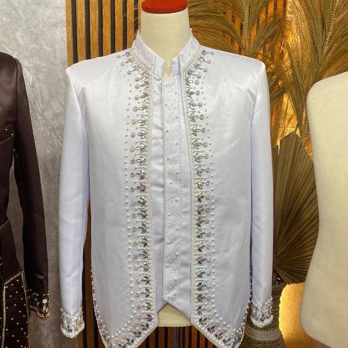 New Jas bekap pengantin pria jawa    (jas +rompi)