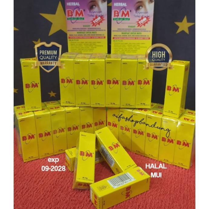 Herbal Bm Madu Obat Tetes Bm Original 100% Mata-Pterigium-Luka-Tht-Lukabakar-Jerawat-Katarak-Silindr