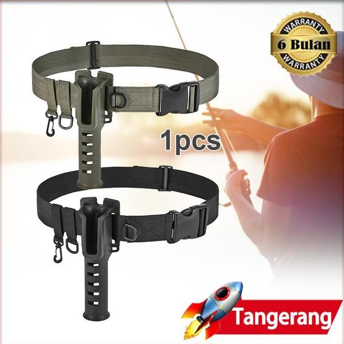XLOGIPO Belt Sabuk Dudukan Joran Mancing Holder Serbaguna Casting