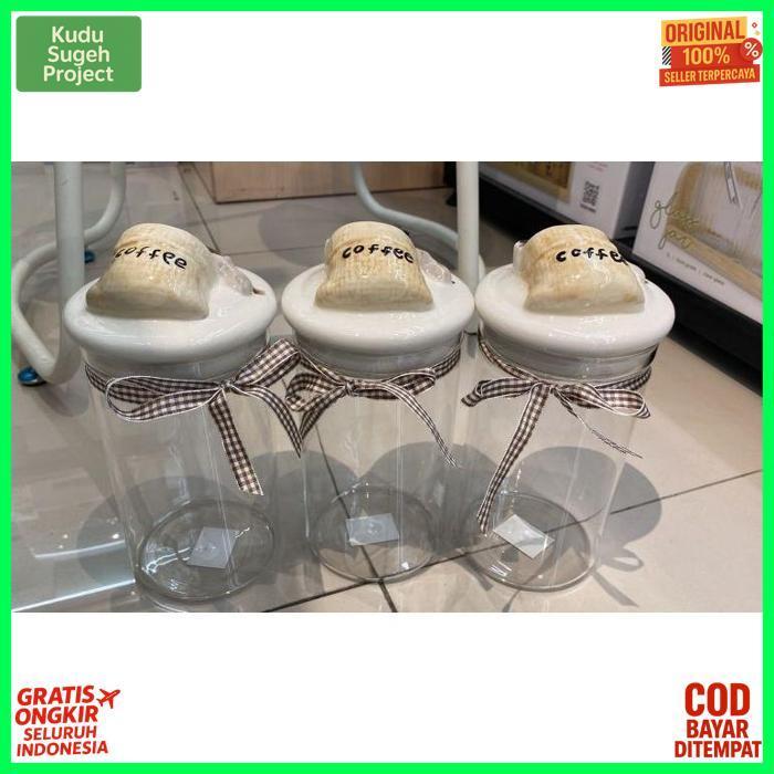 New Toples Kue Lebaran Informa Aesthetic/Toples Kopi Gula Teh/Informa 1Liter Set 3Pcs Coffee Beban S