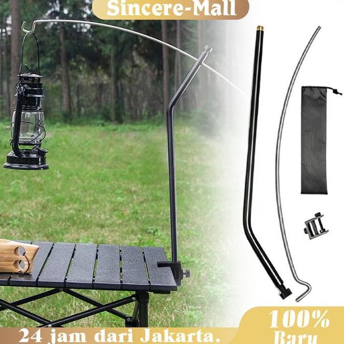 SMG 1Set Tiang Lampu Camping Stainless / Tiang Lampu Camping Stainless New Style Aesthetic