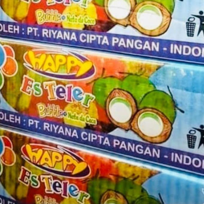 LVIKOM_ - MINUMAN GELAS - ES TELER HAPPY - DUS