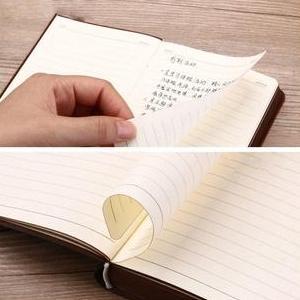 Sandyou- Buku Jurnal Kulit Vintage/ Buku Catatan Kulit/ Notebook Agenda Kulit