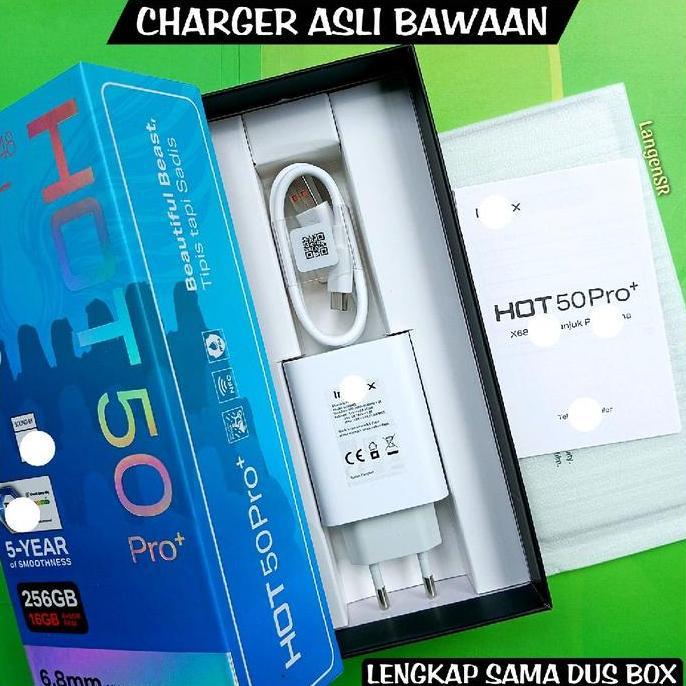 Promo Charger & Dus Box Inf1N1X Hot 50 Pro Plus Dijamin Asli Bawaan Kondisi Baru Serta Bergaransi