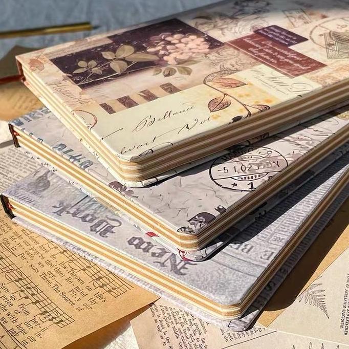bavero_sell - notebook aesthetic retro buku diary aesthetic hardcover buku tulis sekolah buku catata