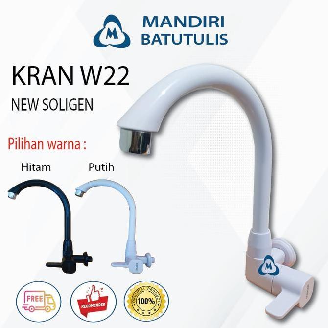 Kran Angsa W22 Soligen Cuci Piring Kran Air Soang Kran Plastik Engkol