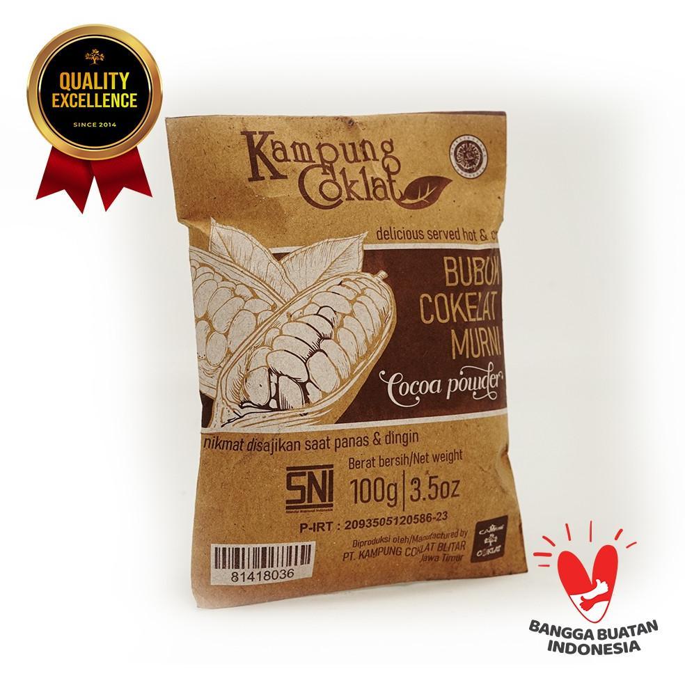 Ready Stock Coklat Bubuk Murni 100 Gram - Kampung Coklat Asli Blitar