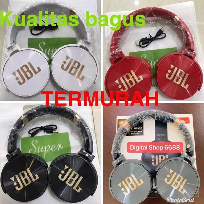 YEVISANTE - HEADPHONE BLUETOOTH JBL HANDSFREE HEADSET BLUETOOTH WIRELESS JBL950