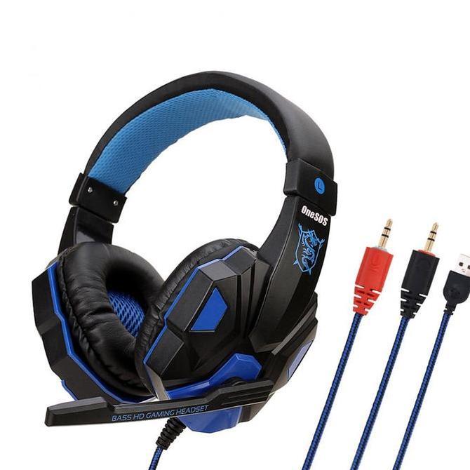 YEVISANTE - HEADSET GAMING SY830 HEAD SET GAME SUPER BASS RGB LED WITH MIC EARPHONES HEADPHONES HEAD