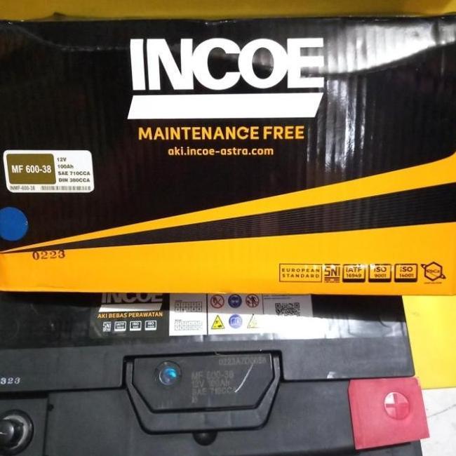 Aki Mobil Incoe Mf Aki Kering 60038 12V 100Ah