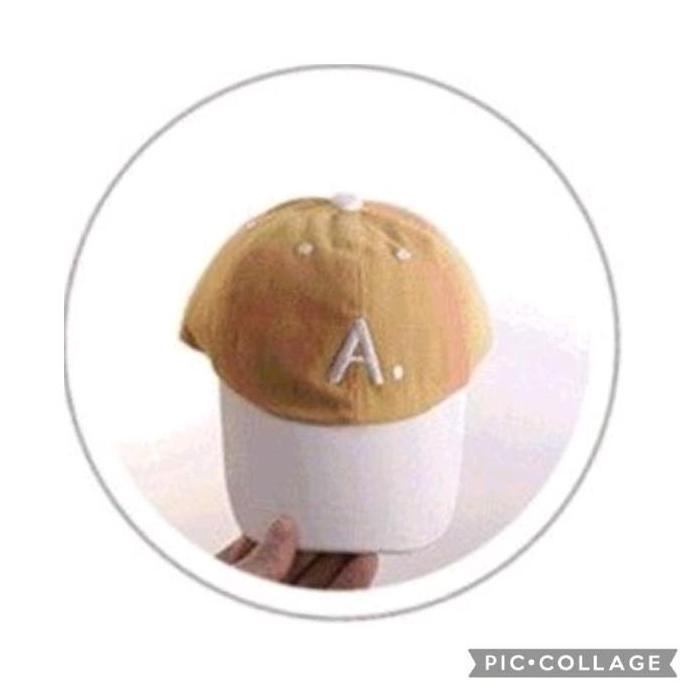 1-4 tahun | Topi Baseball Motif Huruf A B C M N P S U Inisial Nama Anak Perempuan Topi Bisbol Fashio