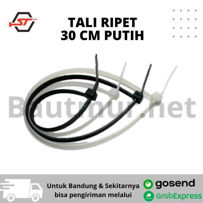 Kabel Ties Tali Ripet 4x300mm Pengikat Kabel 30cm Hitam