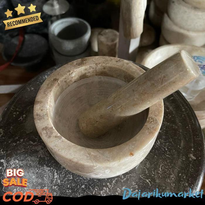 Lumpang Dan Alu Marmer 13Cm 4/11