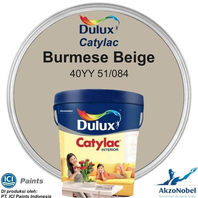 CAT DULUX CATYLAC INTERIOR 5 KG - BURMESE BEIGE 40YY 51/084