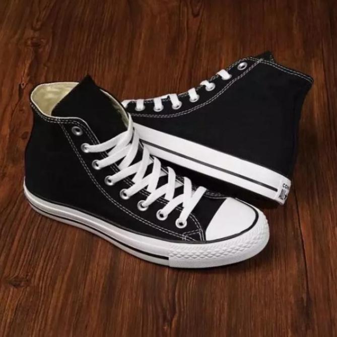 [Ready Size 21-43] Sepatu Seragam Anak Sekolah sd Hitam Allstar High Sepatu Pria Wanita Sepatu Conve