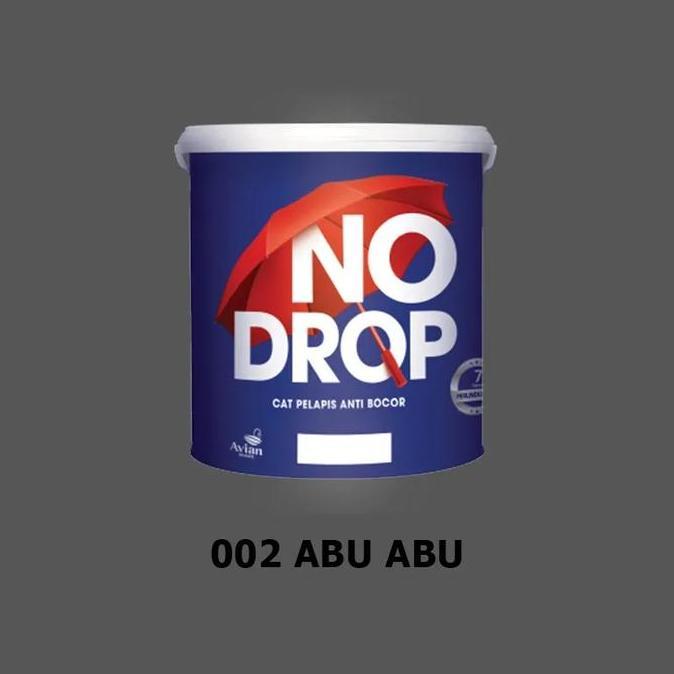 Cat Tembok Waterproofing NO DROP Abu-abu 002 (1 kg)