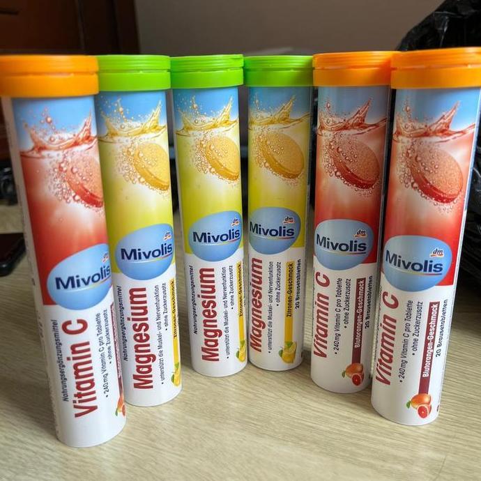 Mivolis Multivitamin - Magnesium - Vitamin C - B12, Suplemen Kesehatan