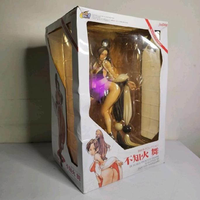 max factory the king of fighters mai shiranui blue costume 1/6 pvc figure