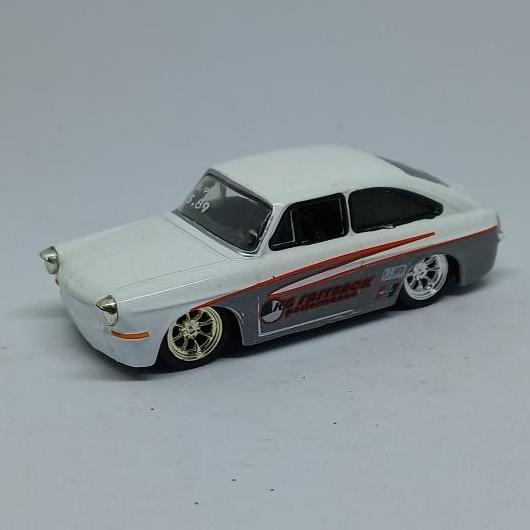 jada toys 1965 volkswagen 1600tl 1600 tl fastback  vdubs loose diecast 1/64 (s)