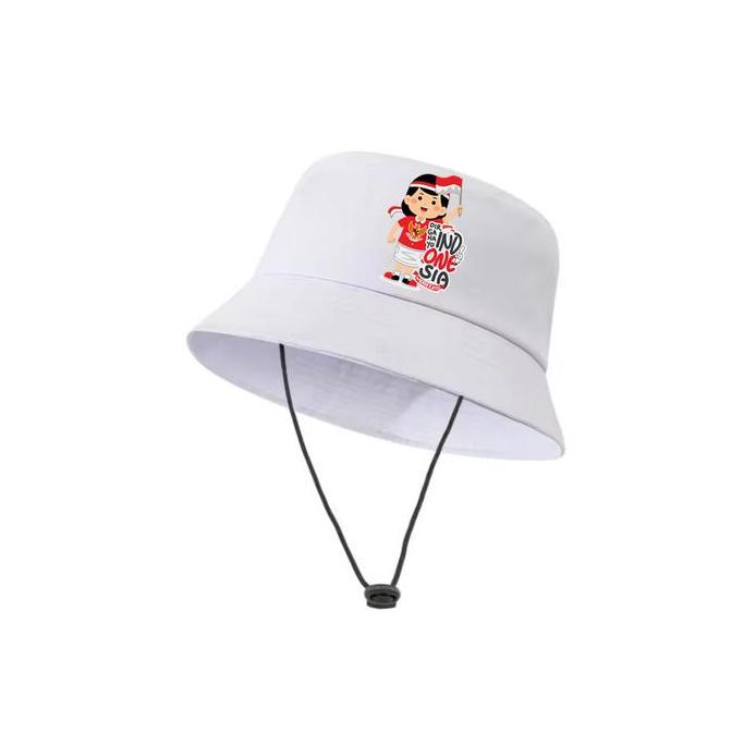 Topi Bucket Anak HUT RI Kemerdekaan Indonesia - Bucket Anak Merah Putih HUT RI