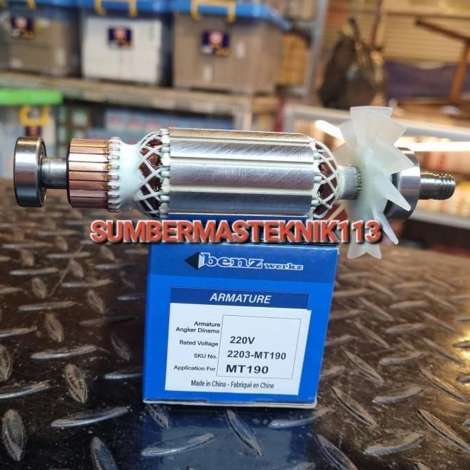 Angker Maktec Mt 190 Armature Mesin Serut Ketam Maktec Mt190 Benz