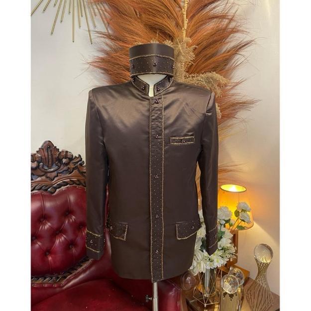 Diskon Beskap Bapak Mahogany | Beskap Bapak Pengantin | Beskap Bapak Besan | Beskap Bapak Hajat | Be