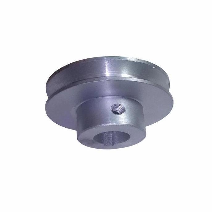 pulley Dinamo 0.5hp type v belt A 1 alur diameter 75mm