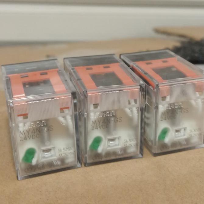 relay omron MY4N-GS 24vdc my4n gs 24v dc