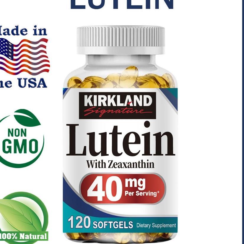 Suplemen Kesehatan Mata Kapsul Lutein & Zeaxanthin Suplemen Mata Untuk Perlindungan Dari Cahaya Biru