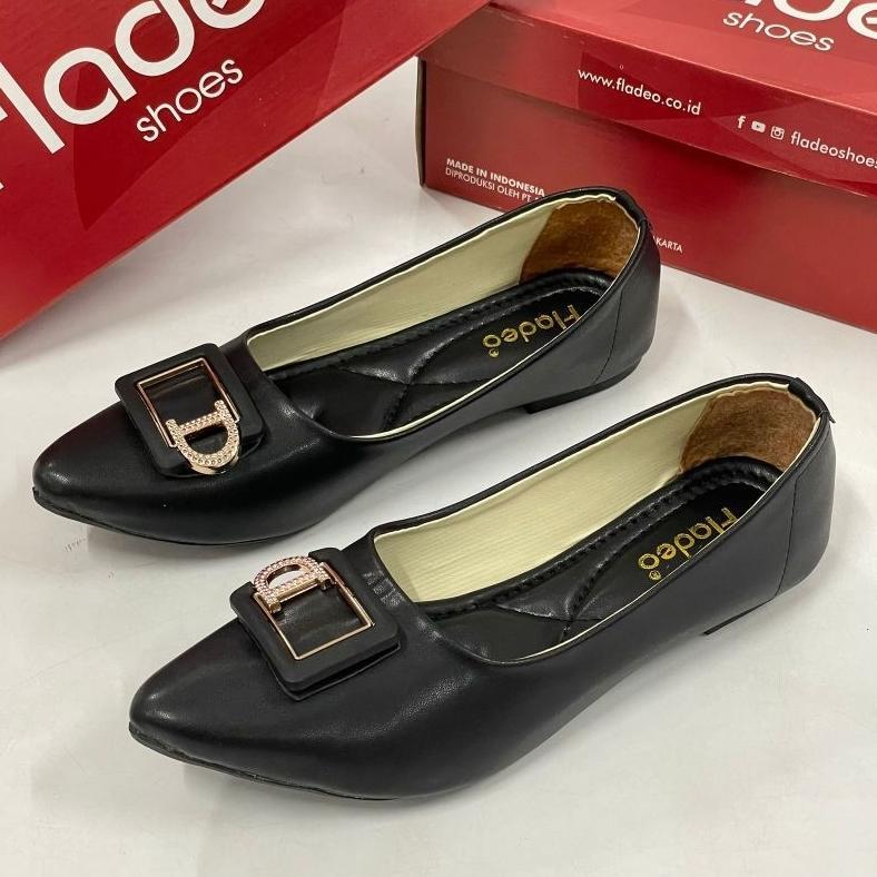 CUCI GUDANG Flatshoes Wanita Terbaru Fladeo Q05 Grade Ori Berkualitas