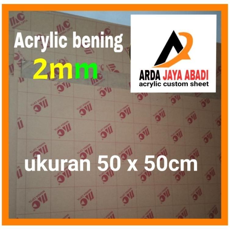 Akrilik 2Mm Bening  50 X 50 Akrilik Lembaran  Murah Mika Lembaran Acrylic Clear Marga Cipta Akrilik 