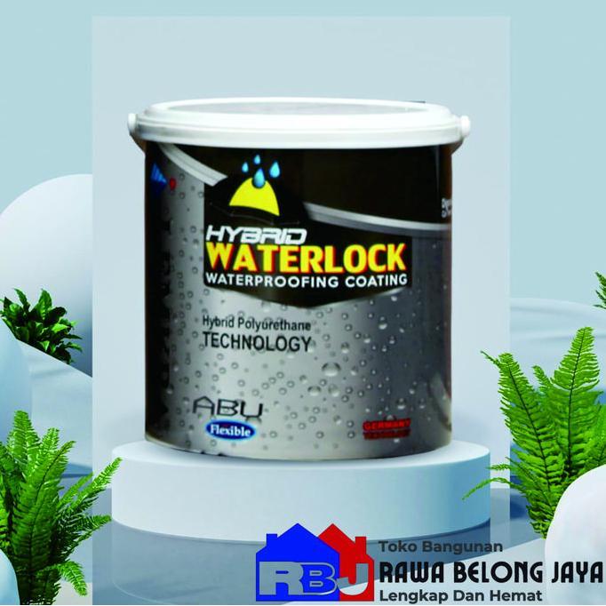 Lemkra Waterlock Pelapis Waterproofing Coating dengan Teknologi Polyurethane Hybrid - 5kg