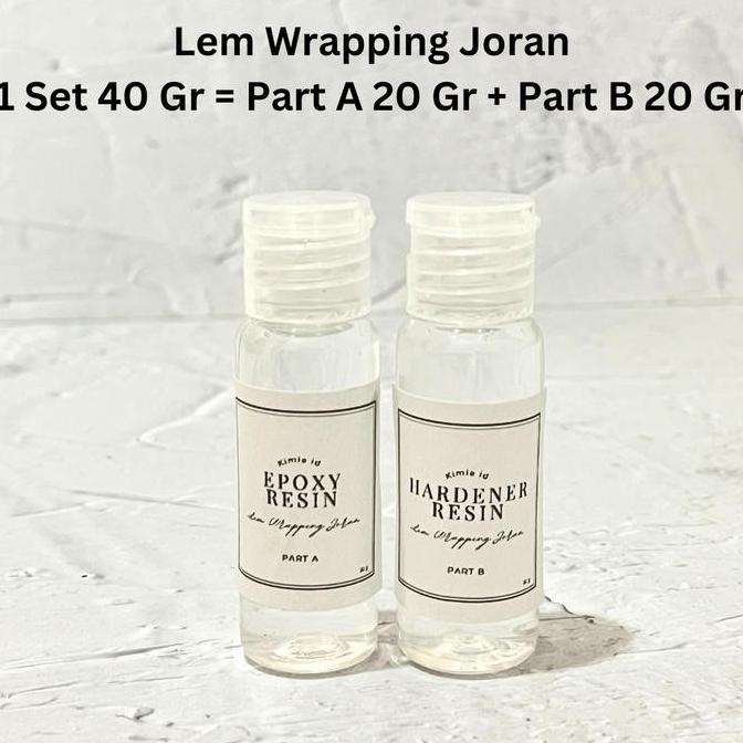 Lem Epoxy Resin Include Hardener - Lem Wrapping Joran Bening - Resin Joran