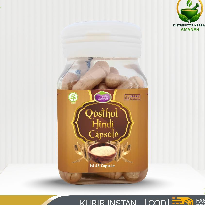 Qusthul Hindi Qist Al Hindi Washfah Original 45 Kapsul