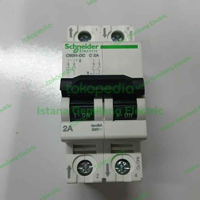 Ready MCB 2pole 2A IC60H-DC Schneider