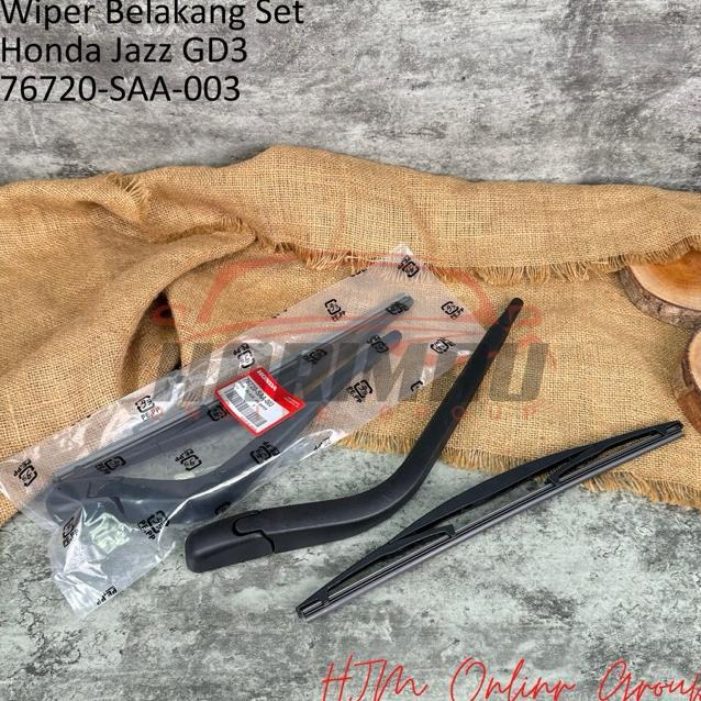 Wiper Belakang Set - Wiper Arm Tangkai Gagang Honda Jazz Gd3
