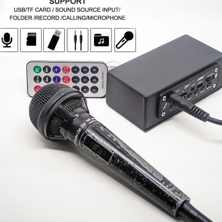 Mesin Ampli Bluetooth Karaoke Dengan Mic Echo