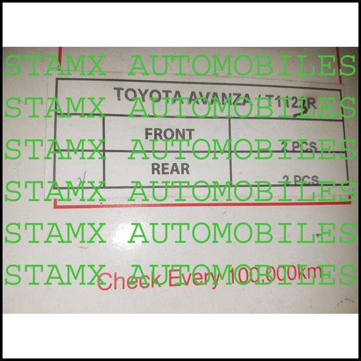 GRATIS ONGKIR PER KEONG UK. STANDARD BELAKANG SEPASANG ORIGINAL ASLI MERK APM TOYOTA AVANZA / XENIA 