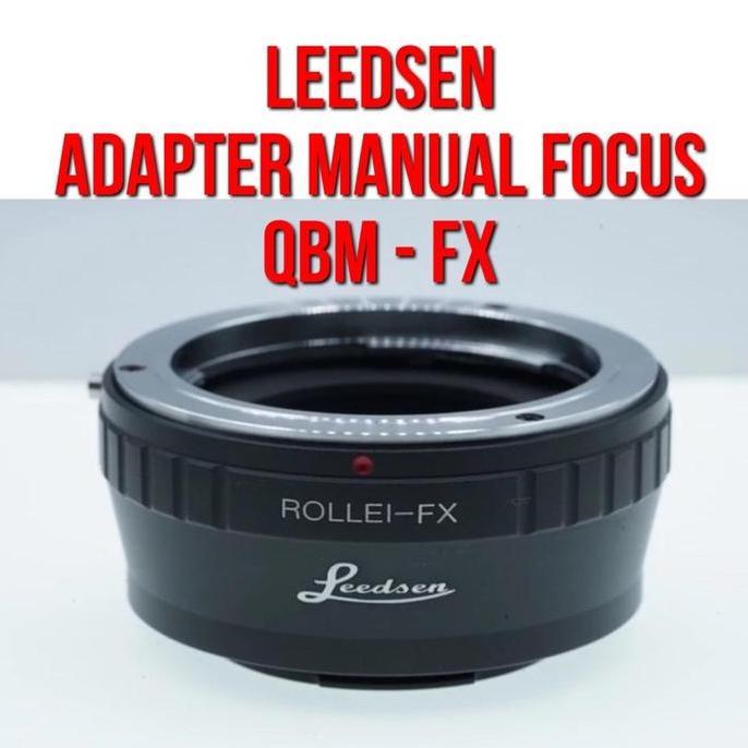 Produk Terbaru Leedsen  Lens Adapter  | Qbm - Fx | Lensa Rollei Qbm Qb To Lenses To Body Camera Fuji