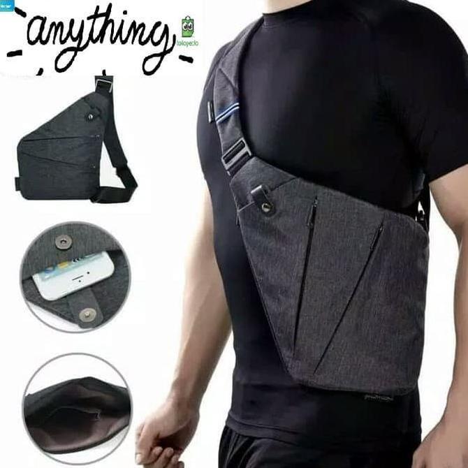 NEW TAS SELEMPANG PRIA ANTI MALING CROSSBODY SLING BAG MEN ORI