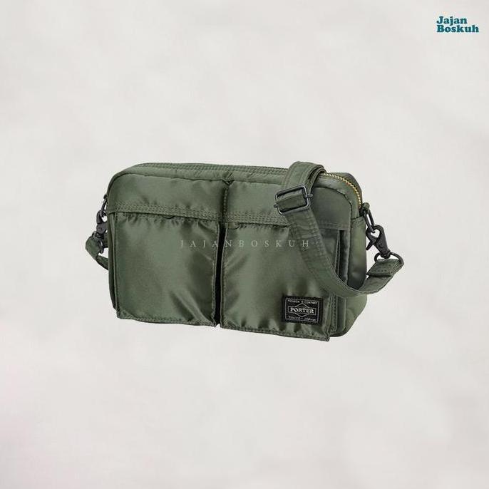 NEW PORTER YOSHIDA TANKER SHOULDER BAG SAGE GREEN XS ORI