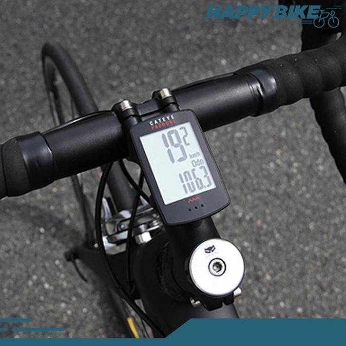 Cateye Speedometer Sepeda Pa100W Padrone Wireless Pengukur Kecepatan Sepeda