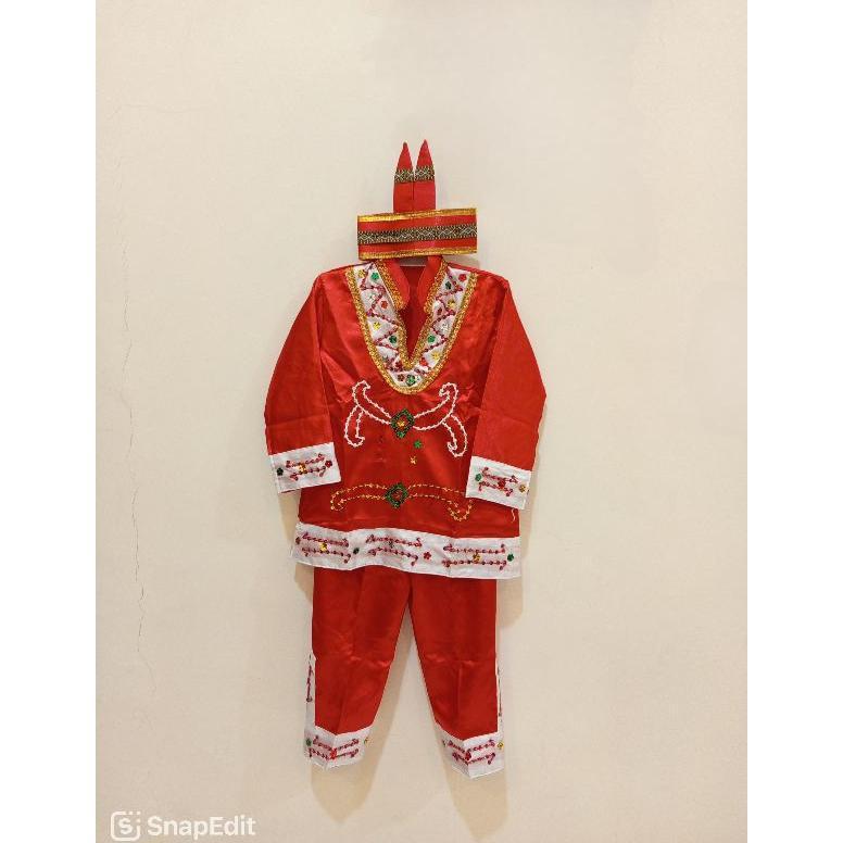 Diskon Baju Adat Dayak Kalimantan Tengah Anak Tk Sd Laki Perempuan Cewek Cowok / Baju Adat Kalimanta