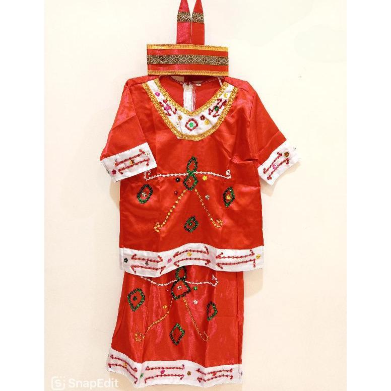 Diskon Baju Adat Dayak Kalimantan Tengah Anak Tk Sd Laki Perempuan Cewek Cowok / Baju Adat Kalimanta