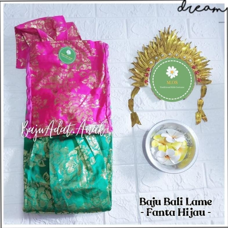 Free Ongkir Baju Adat Bali Modifikasi Anak Perempuan | Baju Tari Bali Anak Perempuan | Baju Tradisio