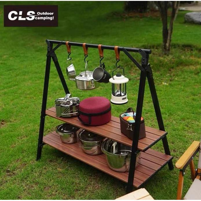 Ready CLS CAMPING TRIANGLE Storage Rack Rak Susun Camping Outdoor