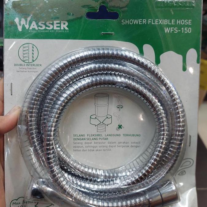 Ready Shower Flexible Hose Wasser 150cm / Selang Hand Shower Wasser