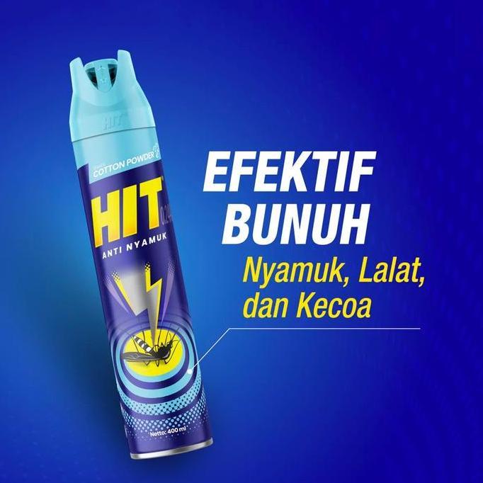 HIT Aerosol Spray Anti Nyamuk / Semprotan Nyamuk - 400 ml